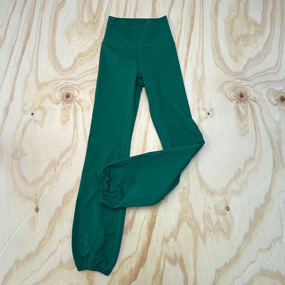 OFFLINE by Aerie The Hugger Cinch Pant High Rise Joggers Emerald Green XS‎